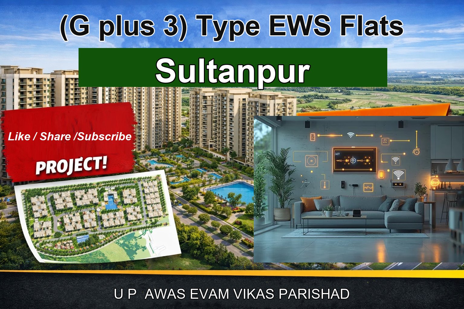 (G plus 3) Type EWS Flats