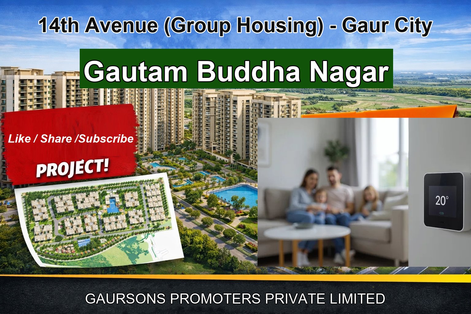 14th Avenue (Group Housing) - Gaur City