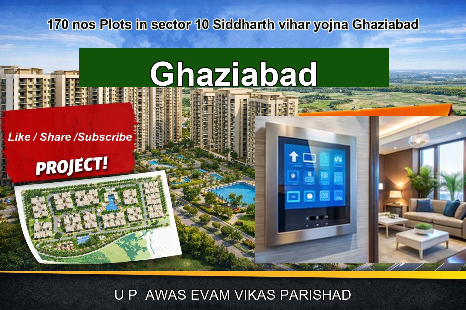 170 nos Plots in sector 10 Siddharth vihar yojna Ghaziabad
