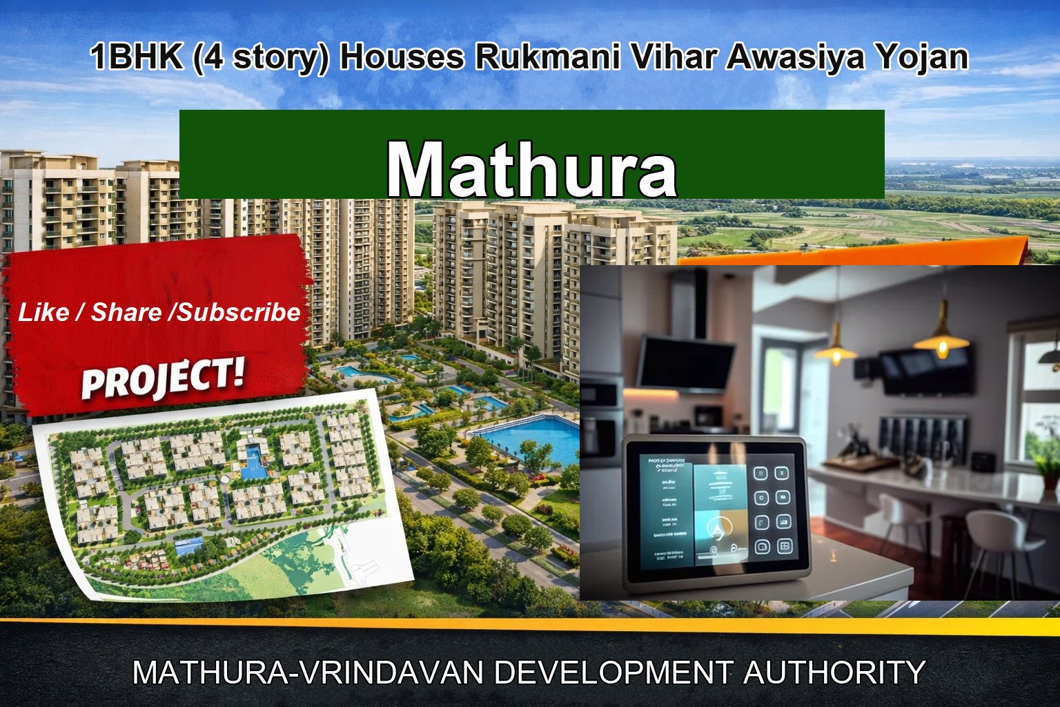 1BHK (4 story) Houses Rukmani Vihar Awasiya Yojan