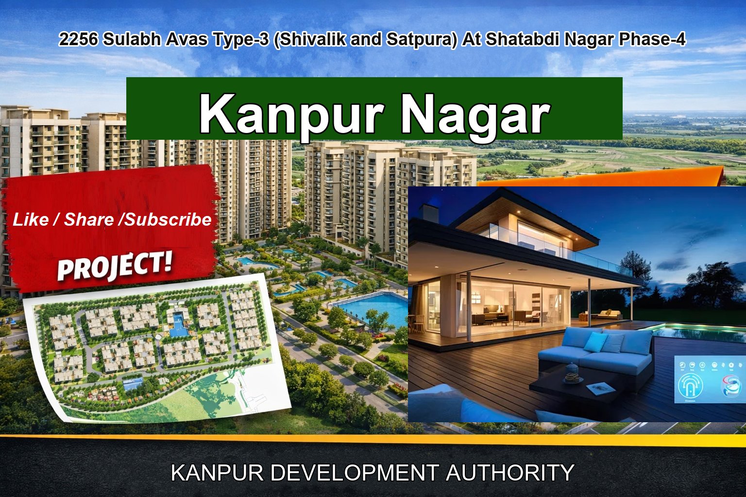 2256 Sulabh Avas Type-3 (Shivalik and Satpura) At Shatabdi Nagar Phase-4