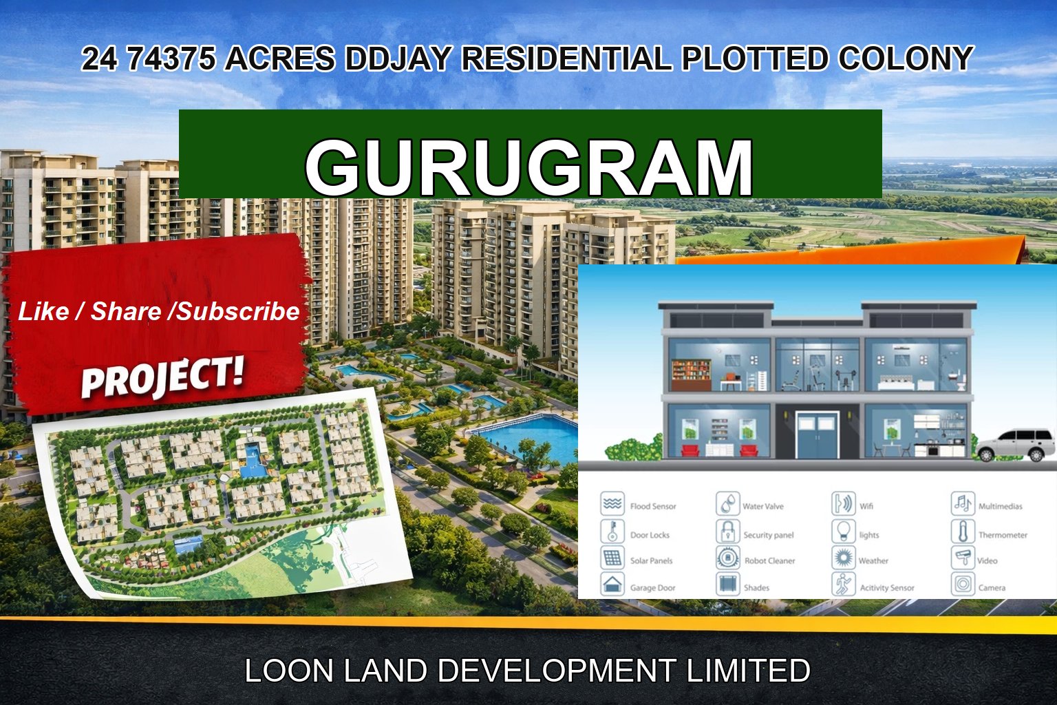 24 74375 ACRES DDJAY RESIDENTIAL PLOTTED COLONY