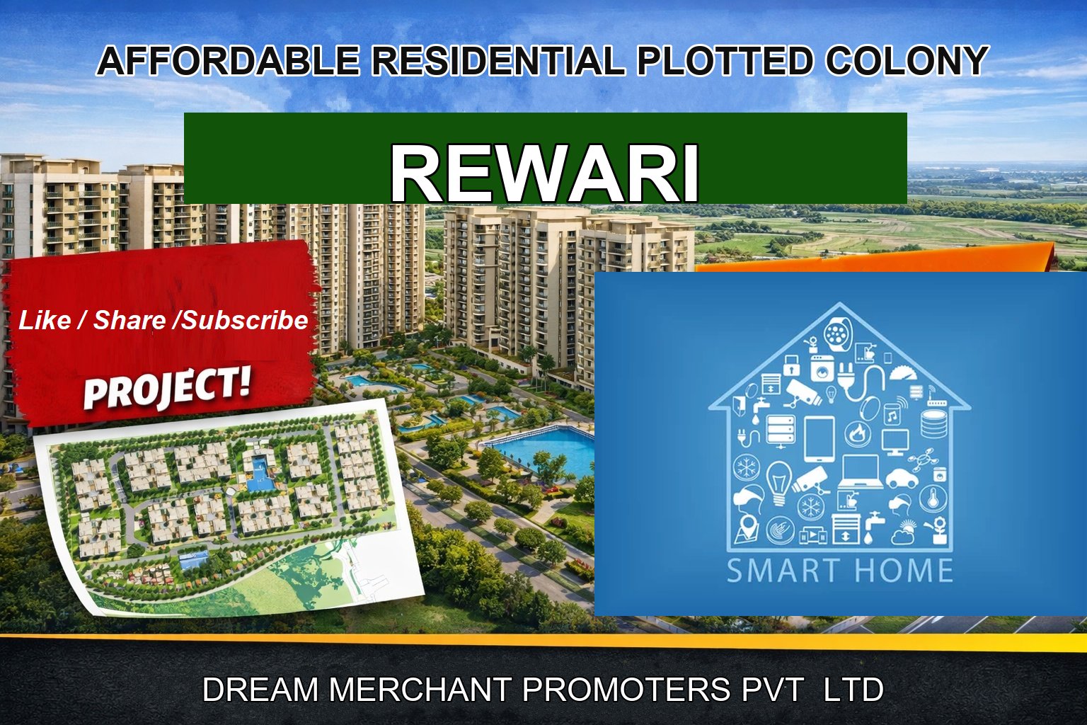 AFFORDABLE RESIDENTIAL PLOTTED COLONY