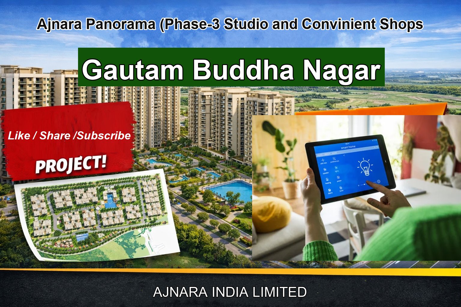 Ajnara Panorama (Phase-3 Studio and Convinient Shops