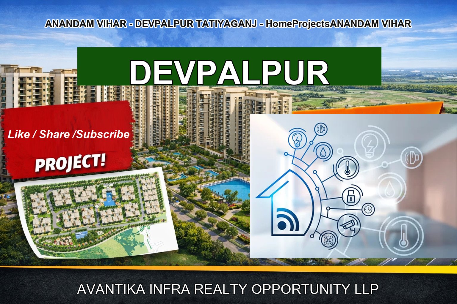 ANANDAM VIHAR - DEVPALPUR TATIYAGANJ - HomeProjectsANANDAM VIHAR