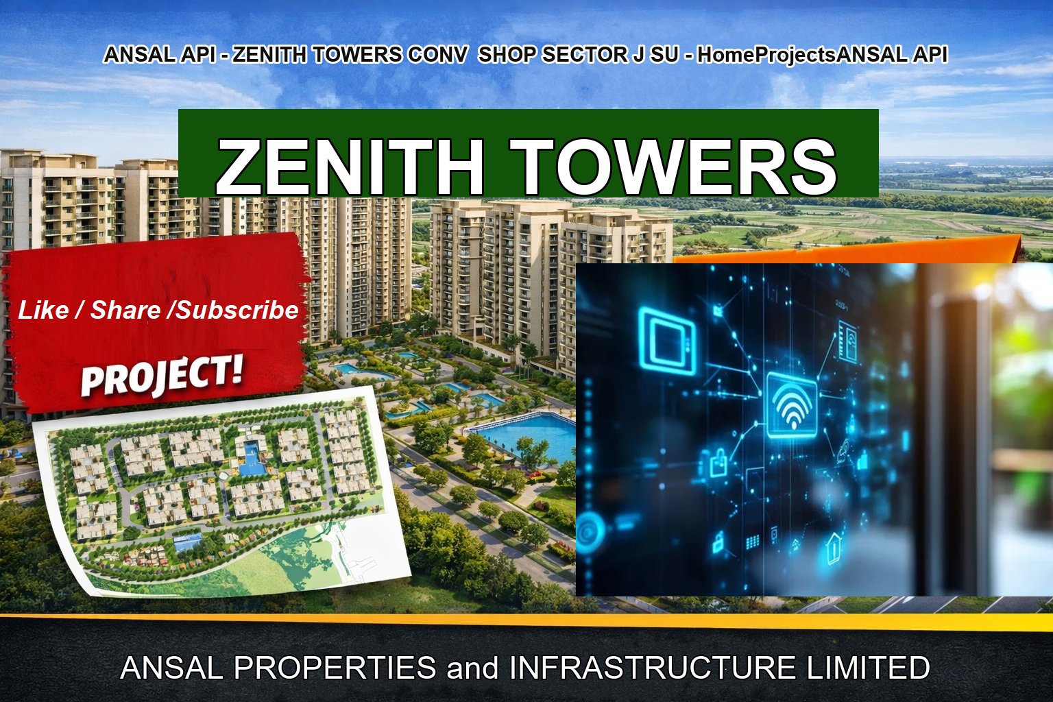 ANSAL API - ZENITH TOWERS CONV SHOP SECTOR J SU - HomeProjectsANSAL API