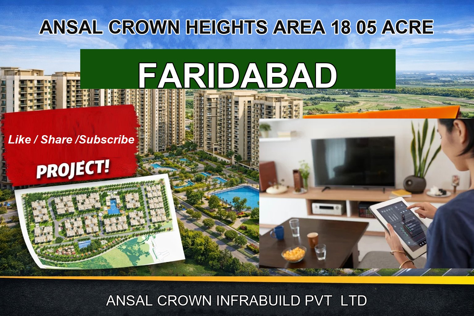 ANSAL CROWN HEIGHTS AREA 18 05 ACRE