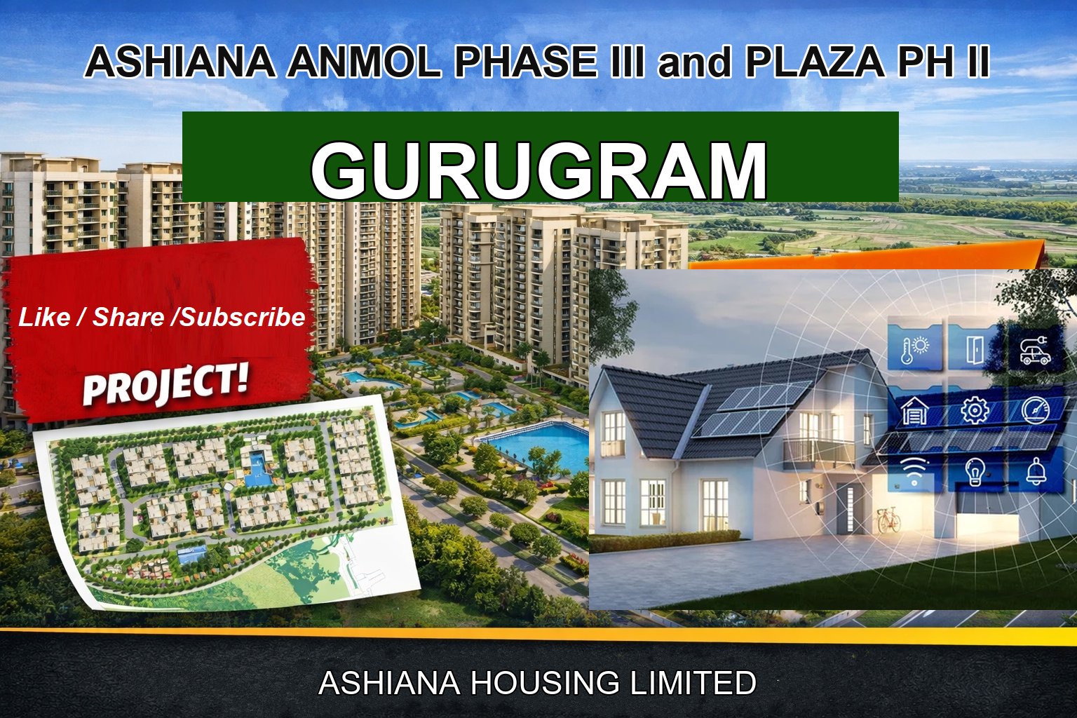ASHIANA ANMOL PHASE III and PLAZA PH II