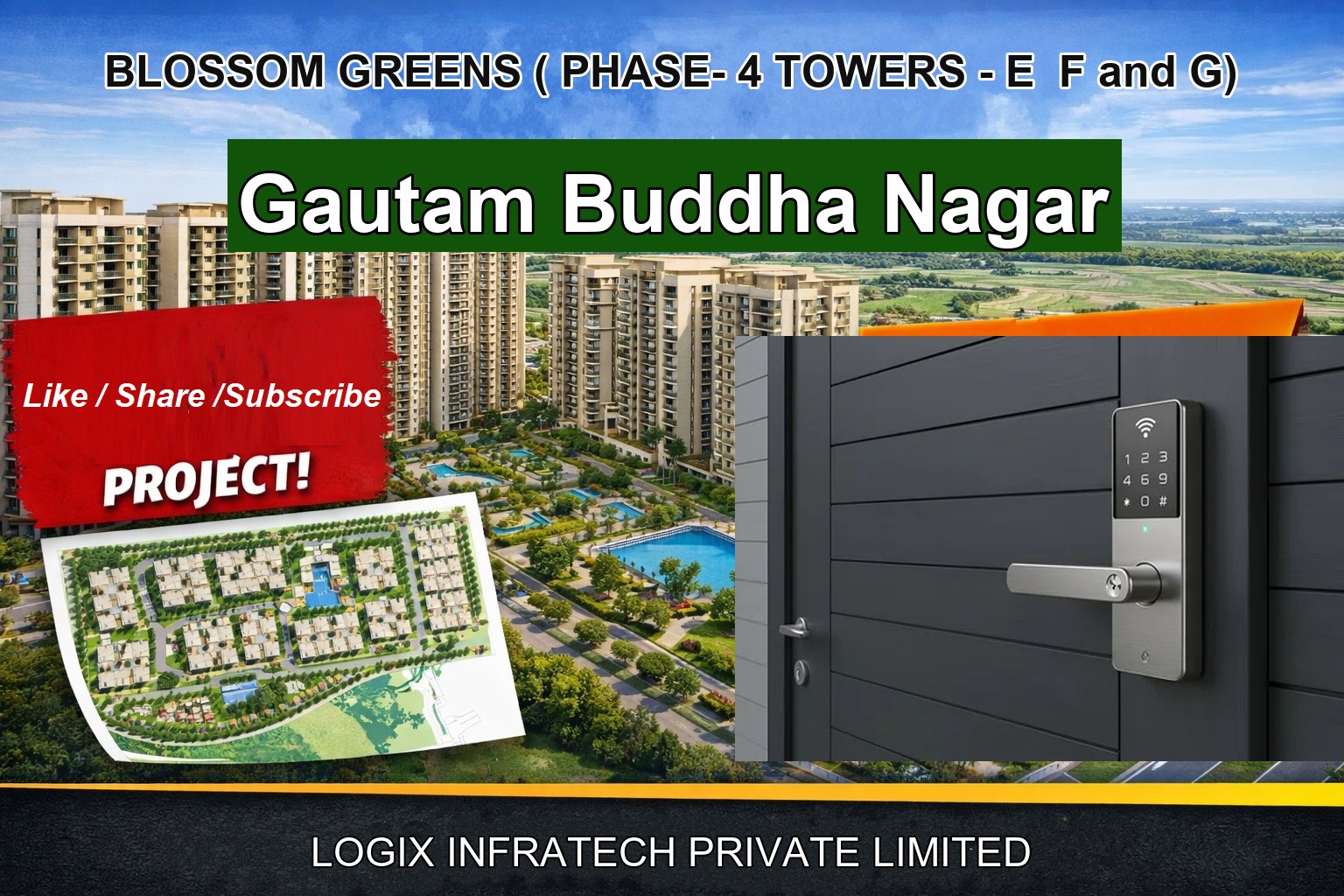 BLOSSOM GREENS ( PHASE- 4 TOWERS - E F and G)