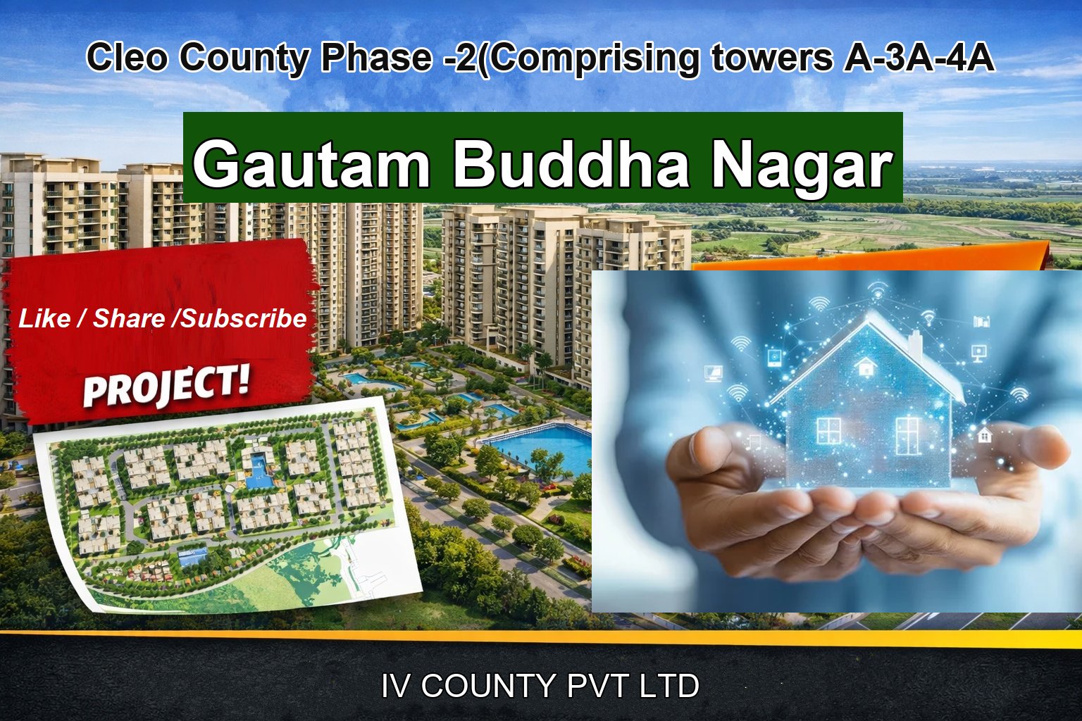 Cleo County Phase -2(Comprising towers A-3A-4A