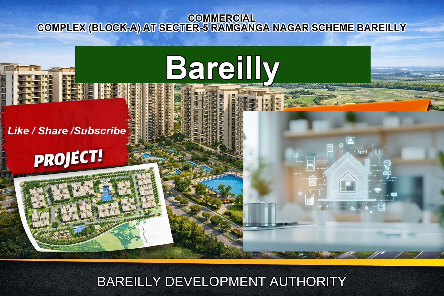 COMMERCIAL COMPLEX (BLOCK-A) AT SECTER-5 RAMGANGA NAGAR SCHEME BAREILLY