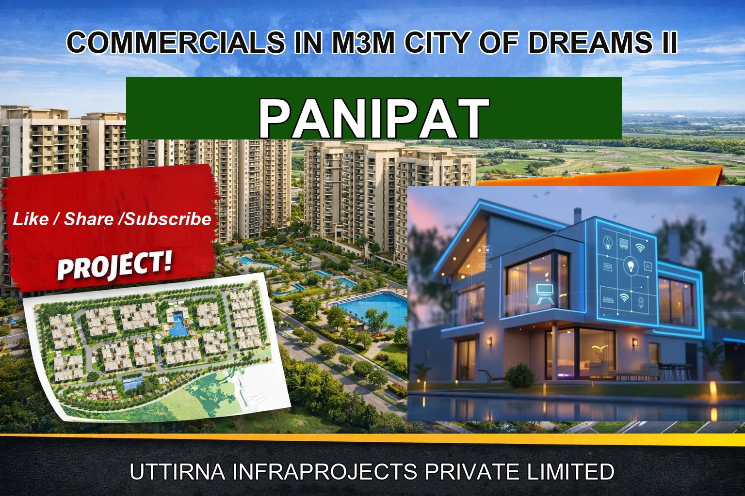 COMMERCIALS IN M3M CITY OF DREAMS II