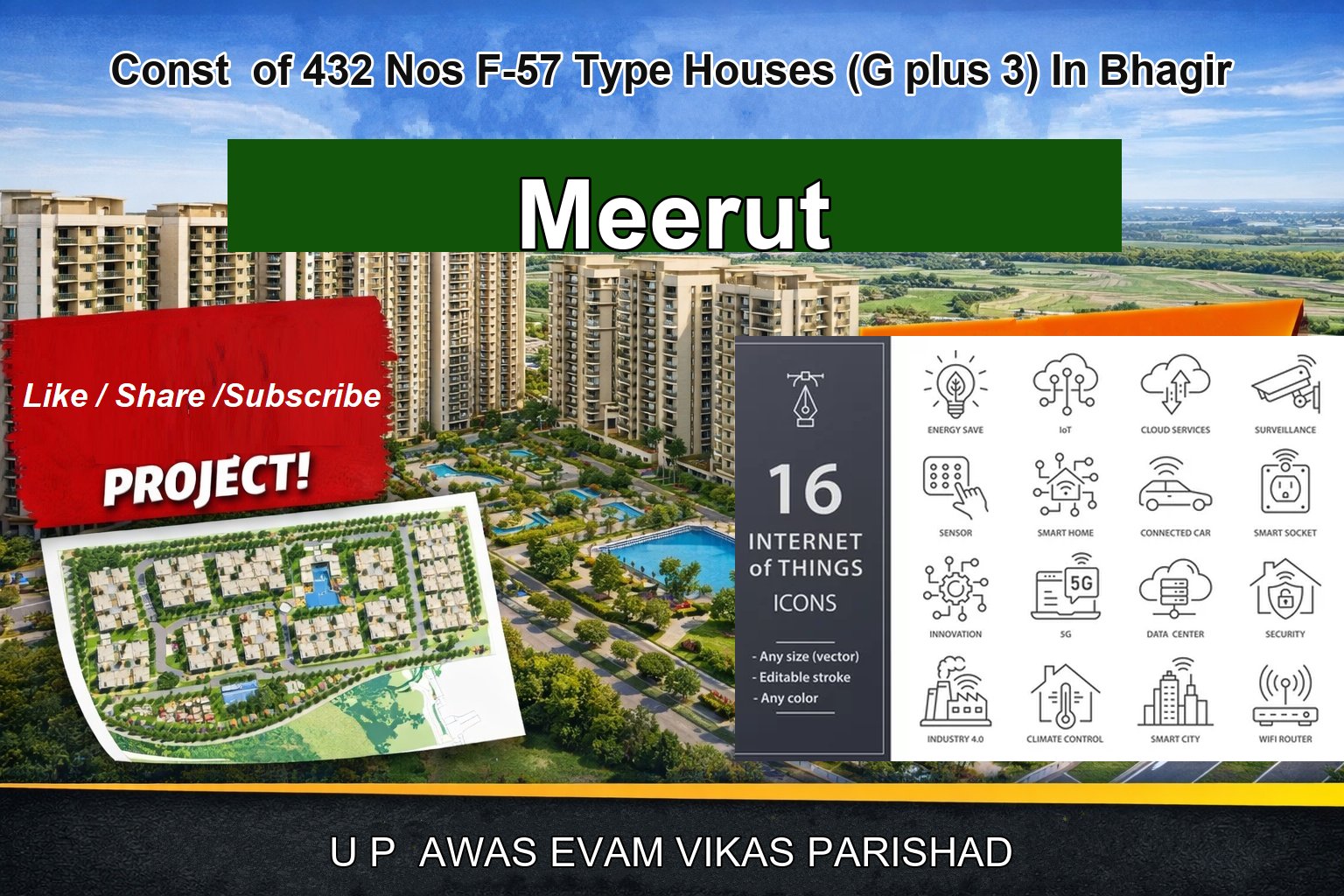 Const of 432 Nos F-57 Type Houses (G plus 3) In Bhagir