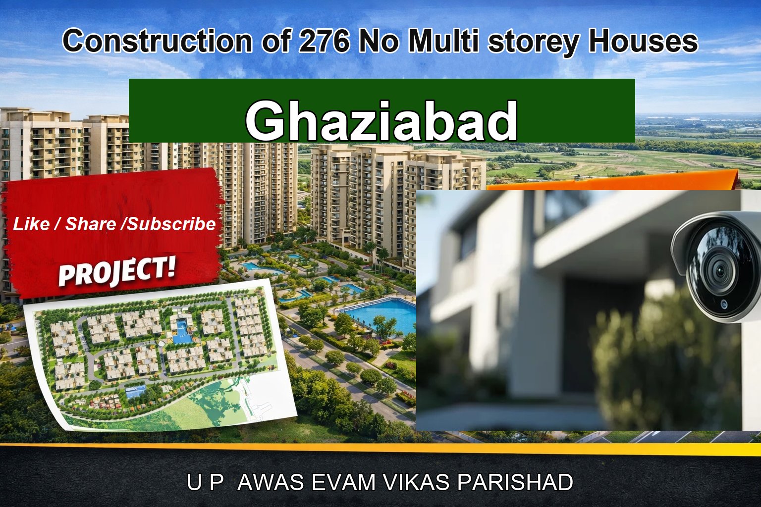 Construction of 276 No Multi storey Houses