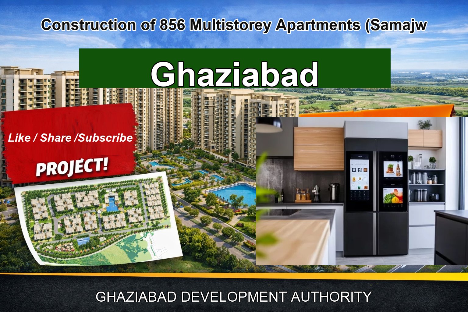 Construction of 856 Multistorey Apartments (Samajw