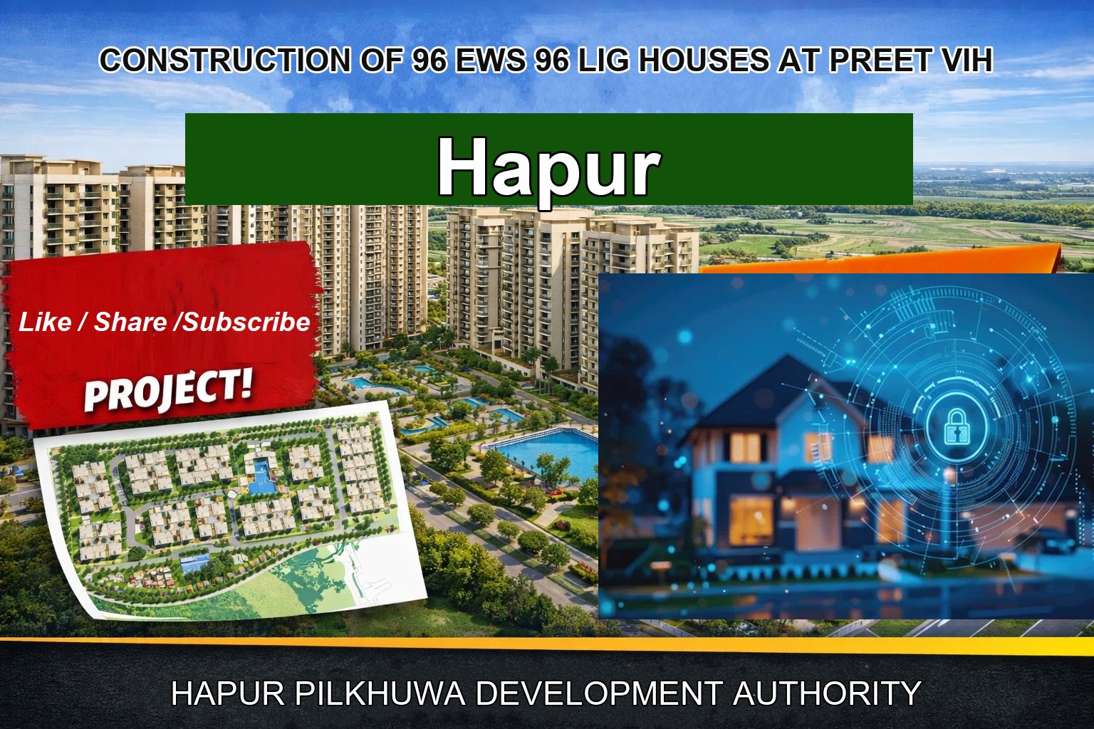 CONSTRUCTION OF 96 EWS 96 LIG HOUSES AT PREET VIH