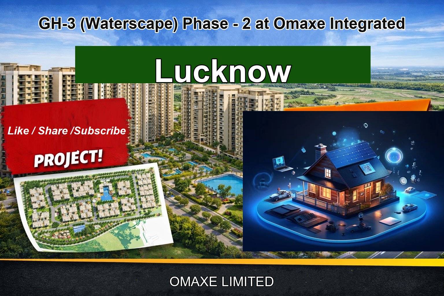 GH-3 (Waterscape) Phase - 2 at Omaxe Integrated