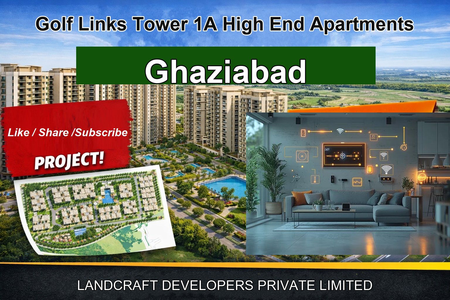 Golf Links Tower 1A High End Apartments