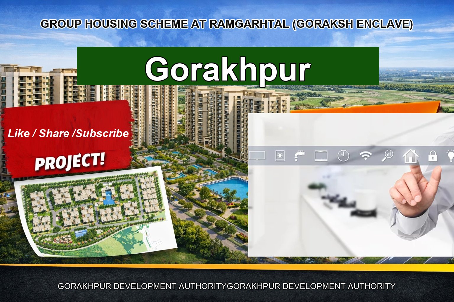 GROUP HOUSING SCHEME AT RAMGARHTAL (GORAKSH ENCLAVE)