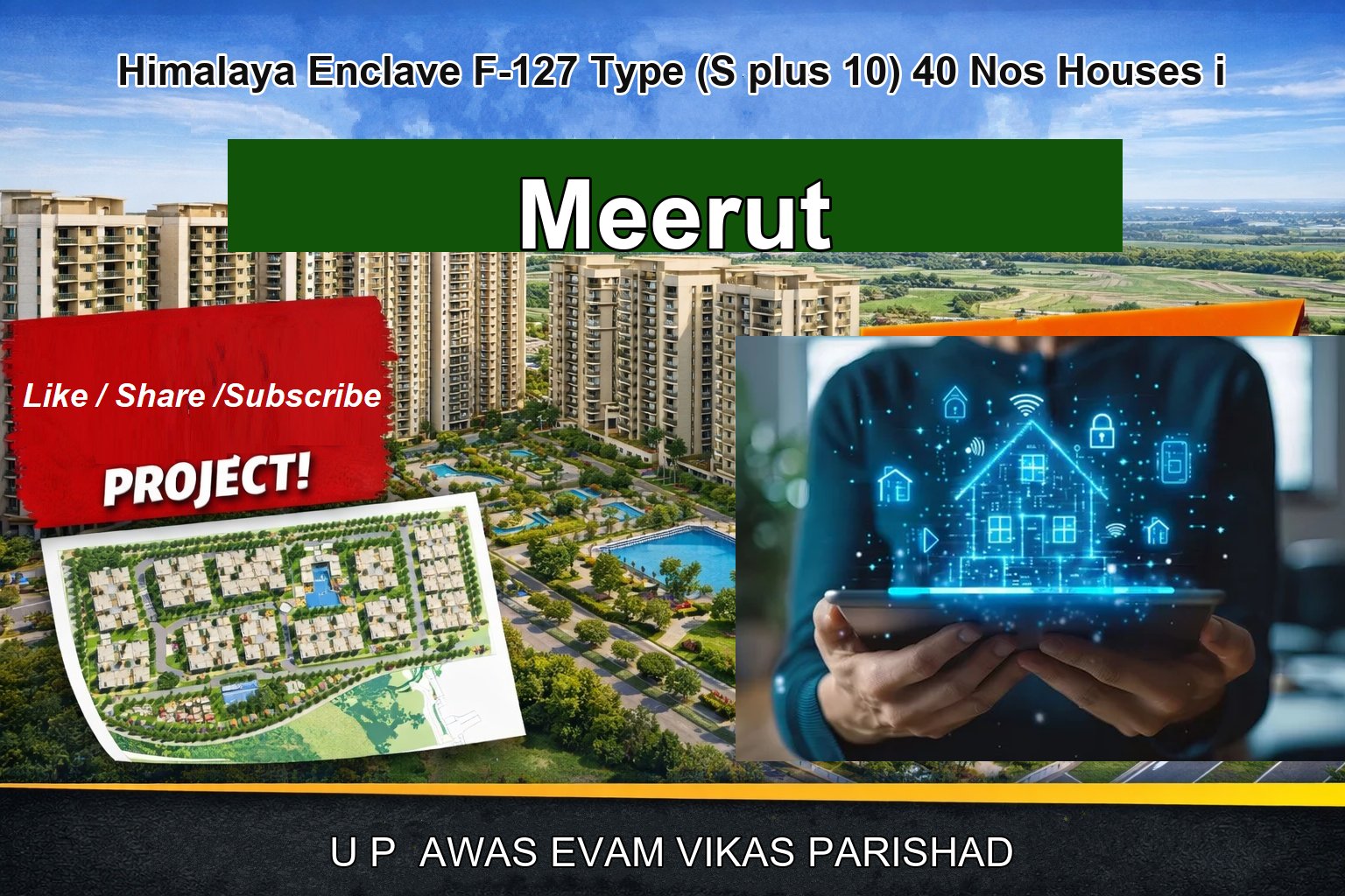 Himalaya Enclave F-127 Type (S plus 10) 40 Nos Houses i