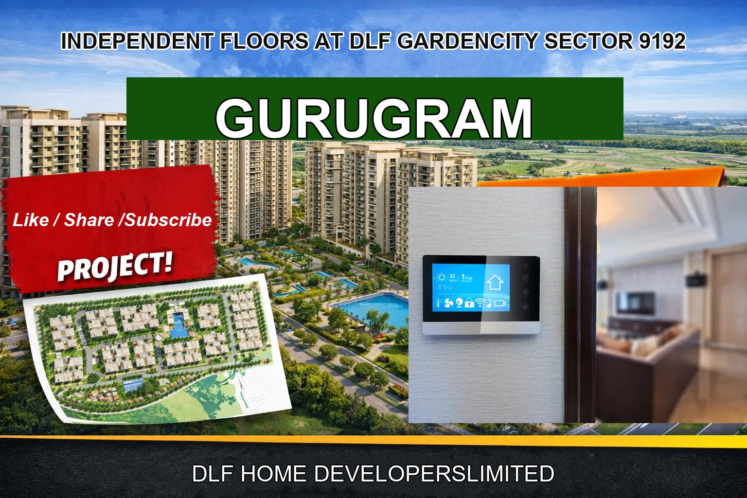 INDEPENDENT FLOORS AT DLF GARDENCITY SECTOR 9192