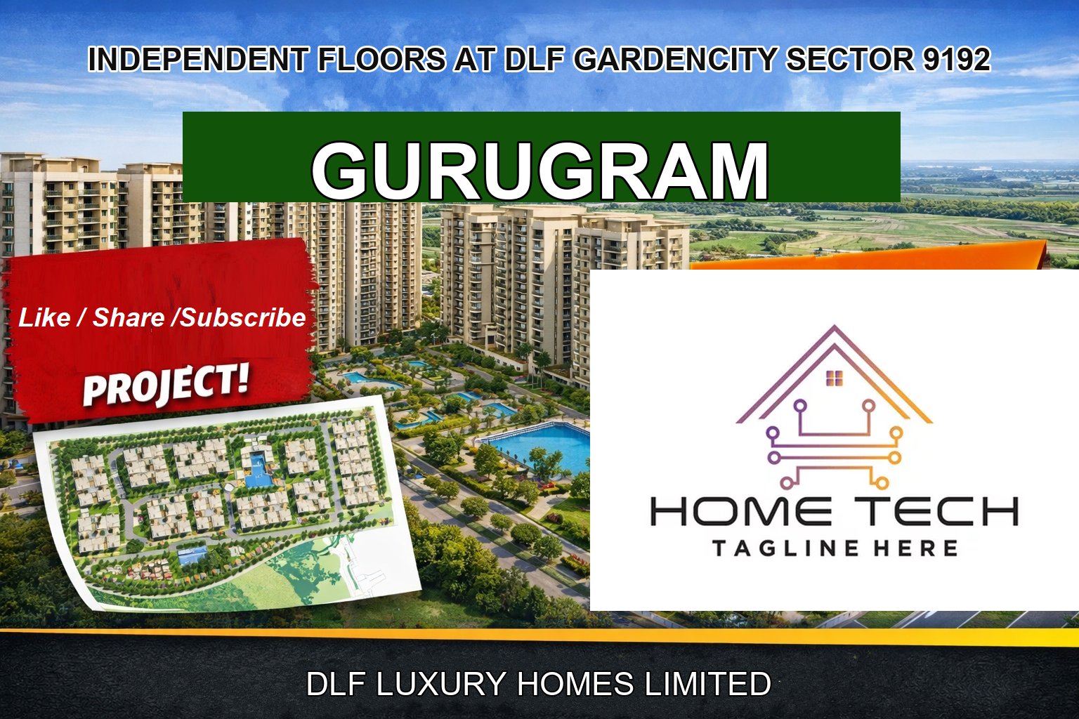 INDEPENDENT FLOORS AT DLF GARDENCITY SECTOR 9192