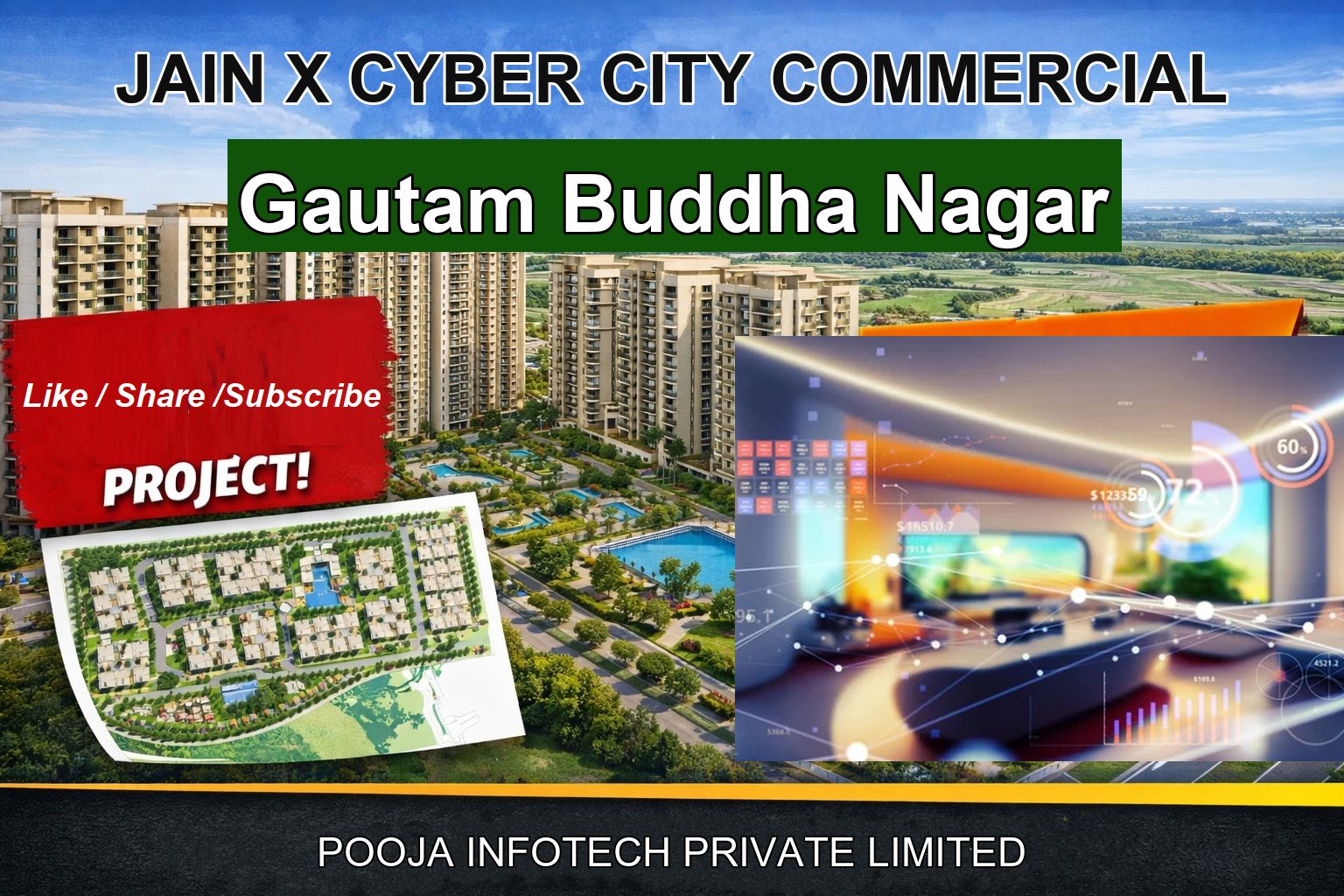 JAIN X CYBER CITY COMMERCIAL