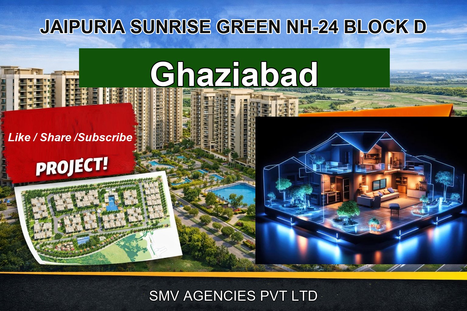 JAIPURIA SUNRISE GREEN NH-24 BLOCK D