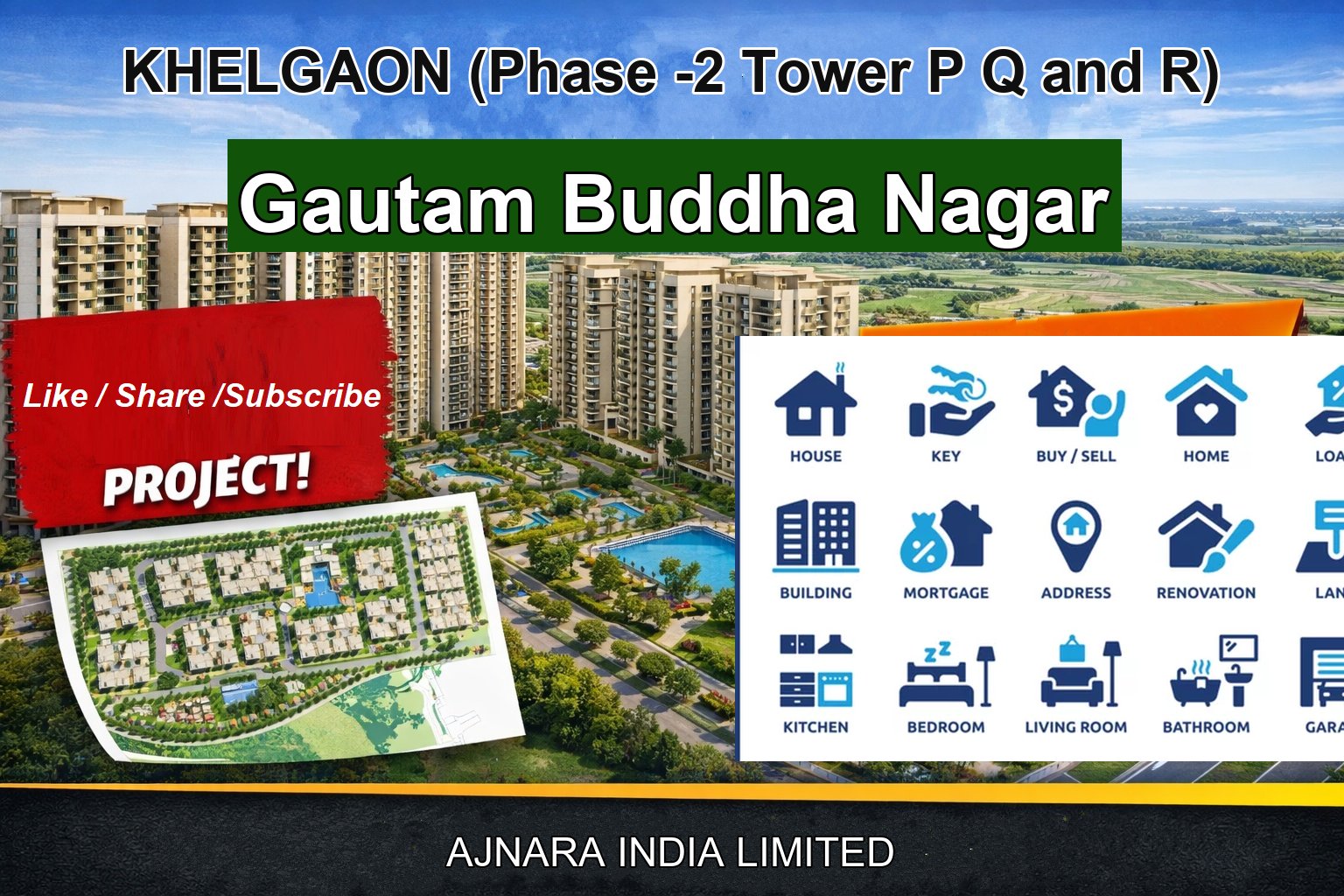 KHELGAON (Phase -2 Tower P Q and R)