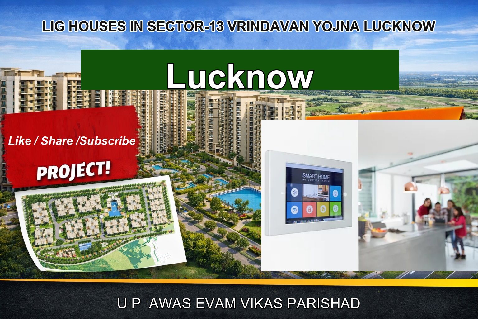 LIG HOUSES IN SECTOR-13 VRINDAVAN YOJNA LUCKNOW