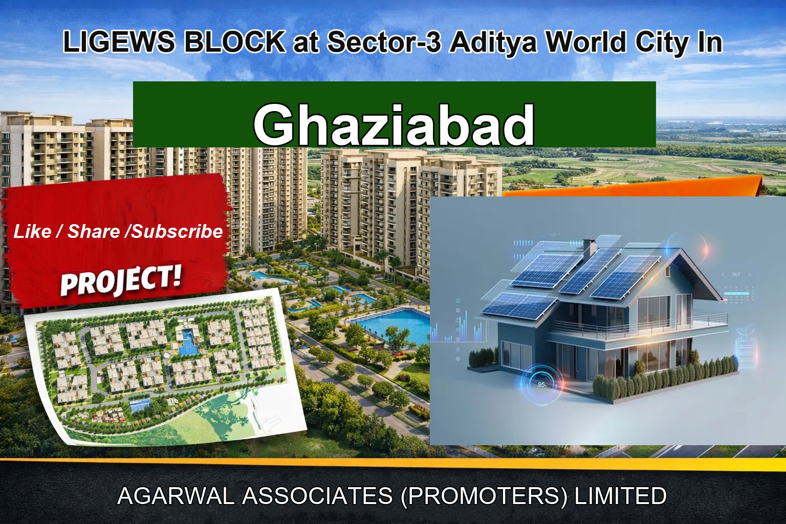 LIGEWS BLOCK at Sector-3 Aditya World City In