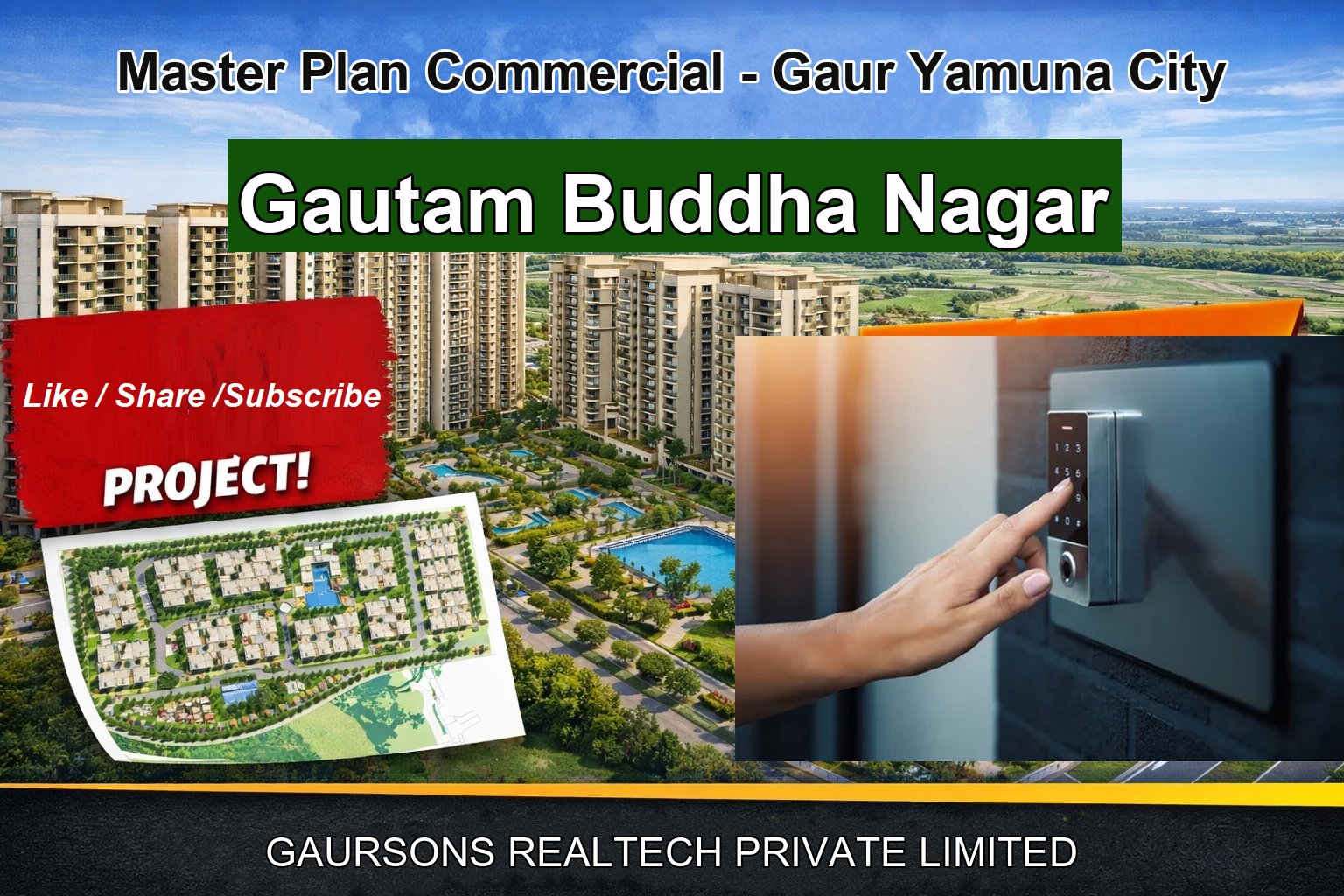 Master Plan Commercial - Gaur Yamuna City