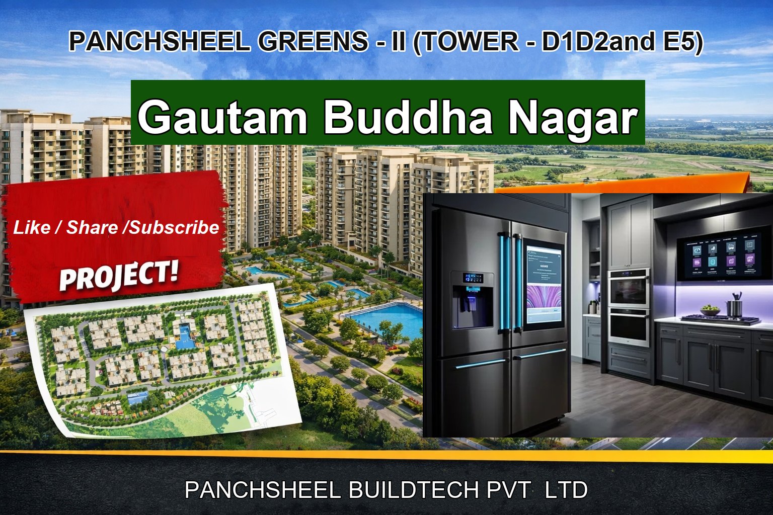 PANCHSHEEL GREENS - II (TOWER - D1D2and E5)