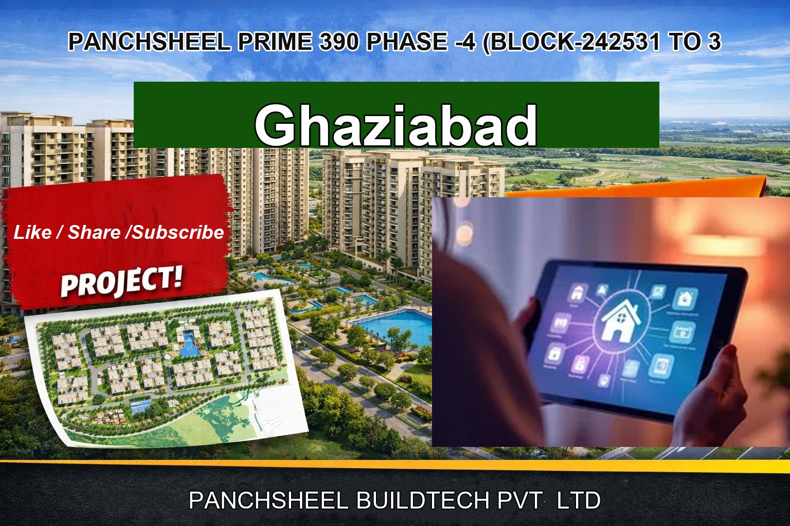 PANCHSHEEL PRIME 390 PHASE -4 (BLOCK-242531 TO 3