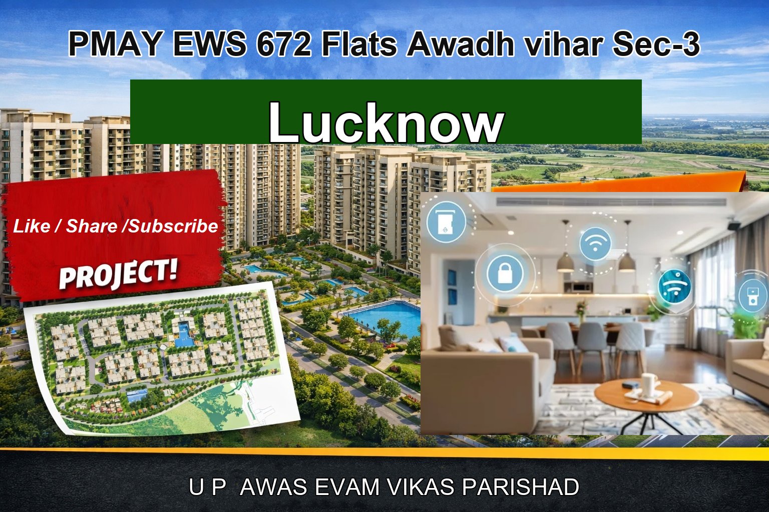 PMAY EWS 672 Flats Awadh vihar Sec-3