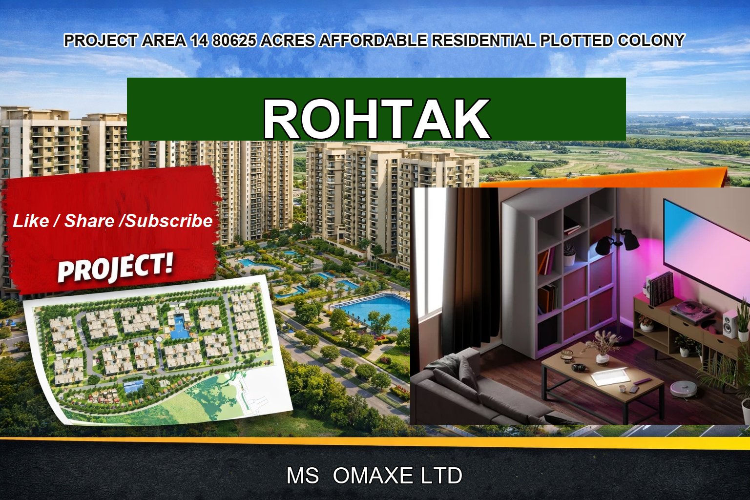 PROJECT AREA 14 80625 ACRES AFFORDABLE RESIDENTIAL PLOTTED COLONY