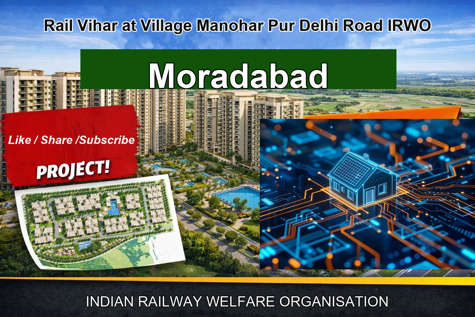 Rail Vihar at Village Manohar Pur Delhi Road IRWO