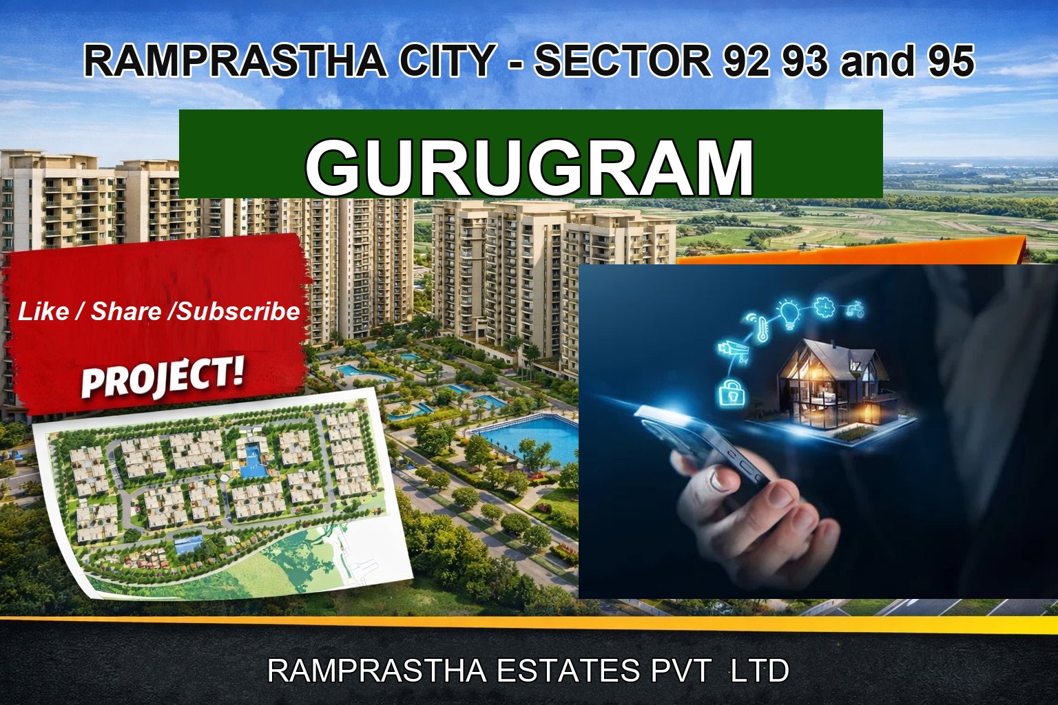 RAMPRASTHA CITY - SECTOR 92 93 and 95