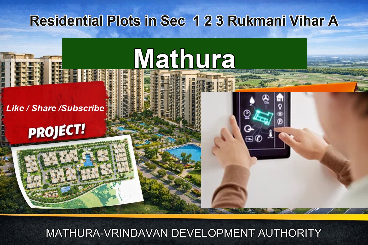 Residential Plots in Sec 1 2 3 Rukmani Vihar A