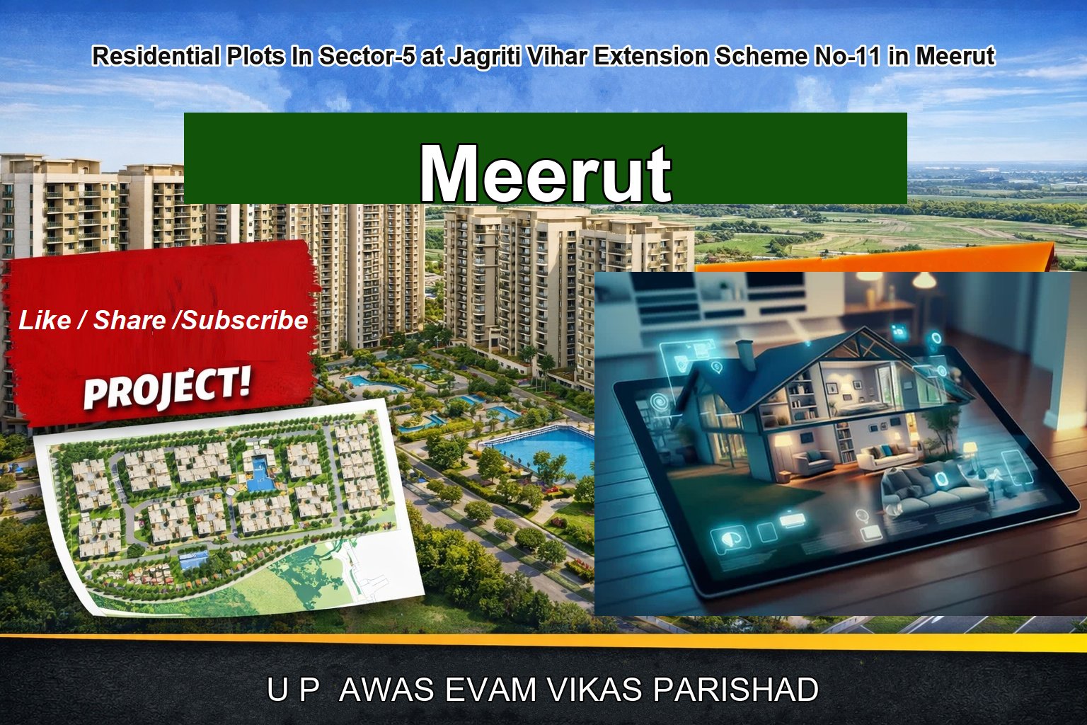 Residential Plots In Sector-5 at Jagriti Vihar Extension Scheme No-11 in Meerut