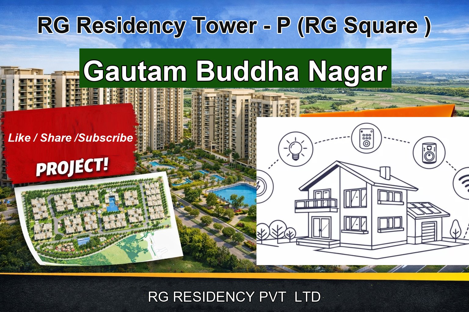 RG Residency Tower - P (RG Square )