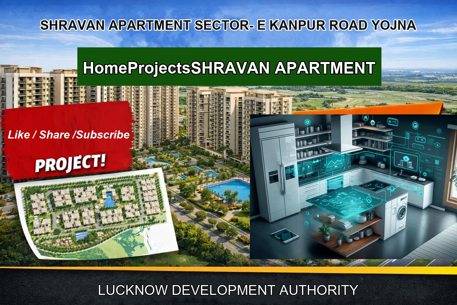 SHRAVAN APARTMENT SECTOR- E KANPUR ROAD YOJNA