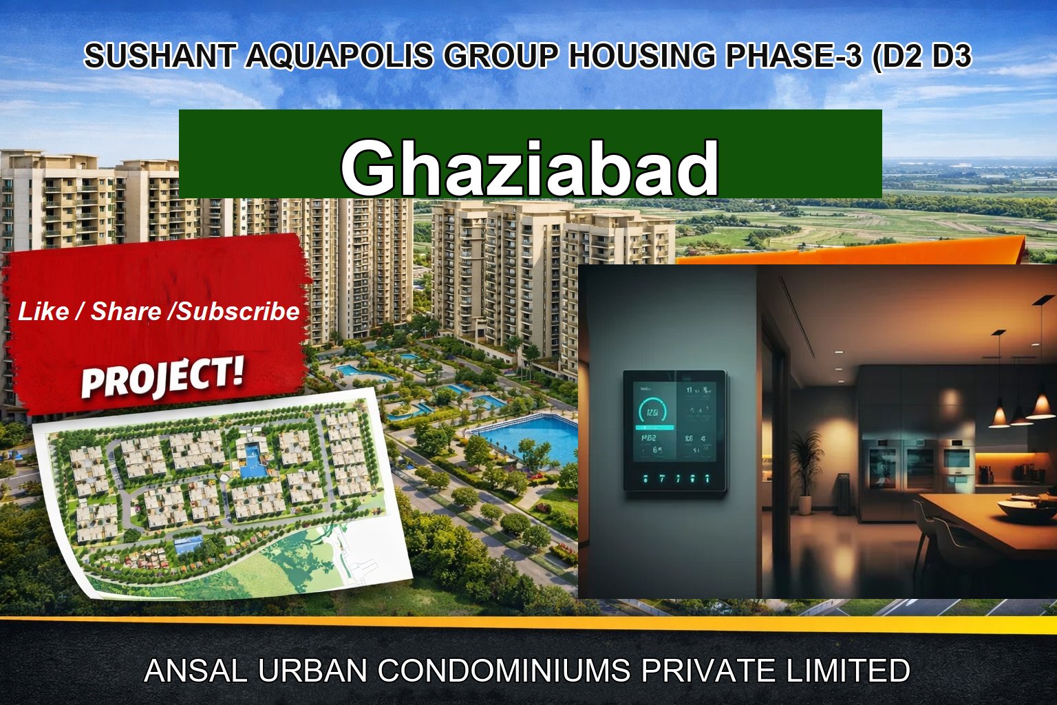 SUSHANT AQUAPOLIS GROUP HOUSING PHASE-3 (D2 D3