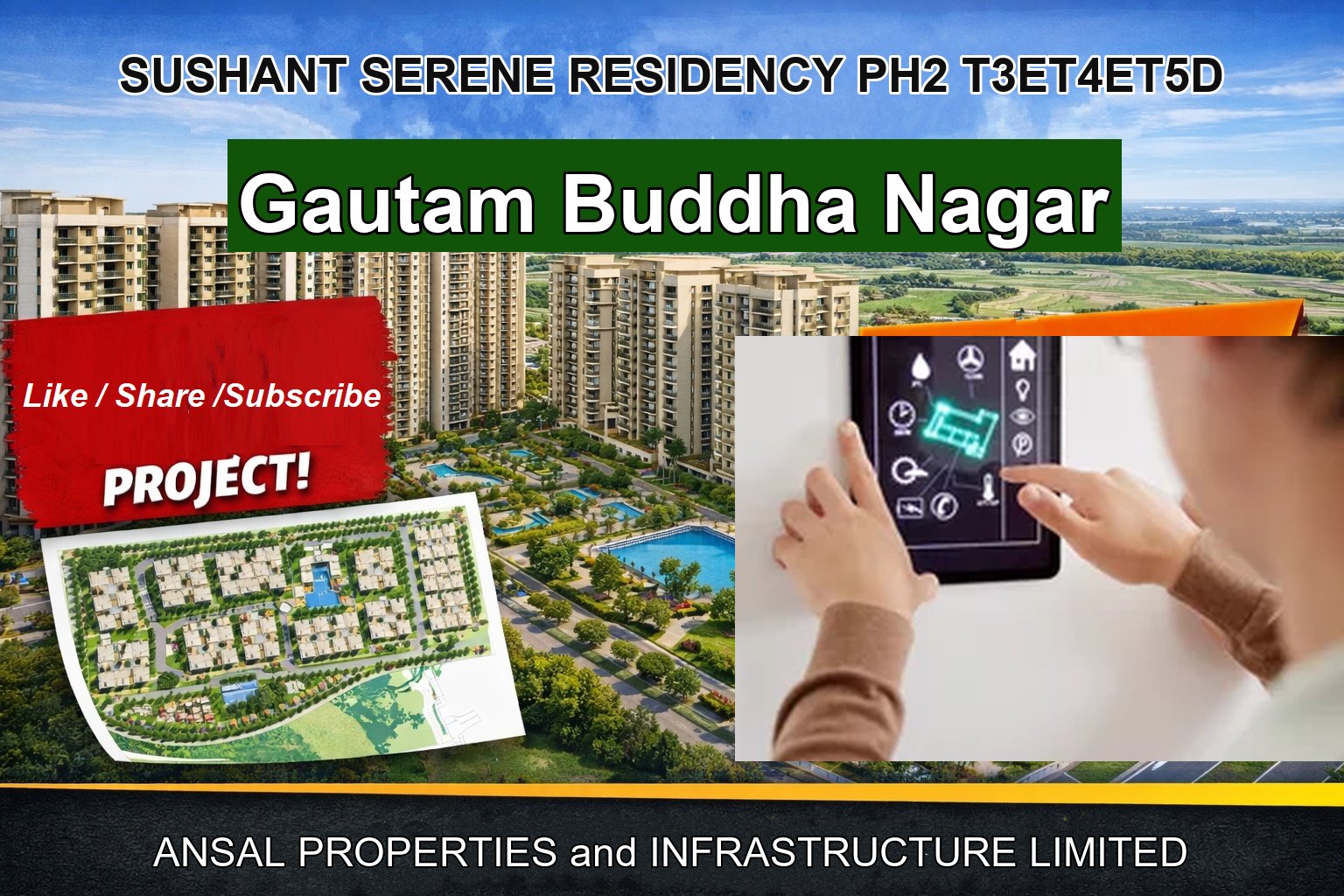 SUSHANT SERENE RESIDENCY PH2 T3ET4ET5D