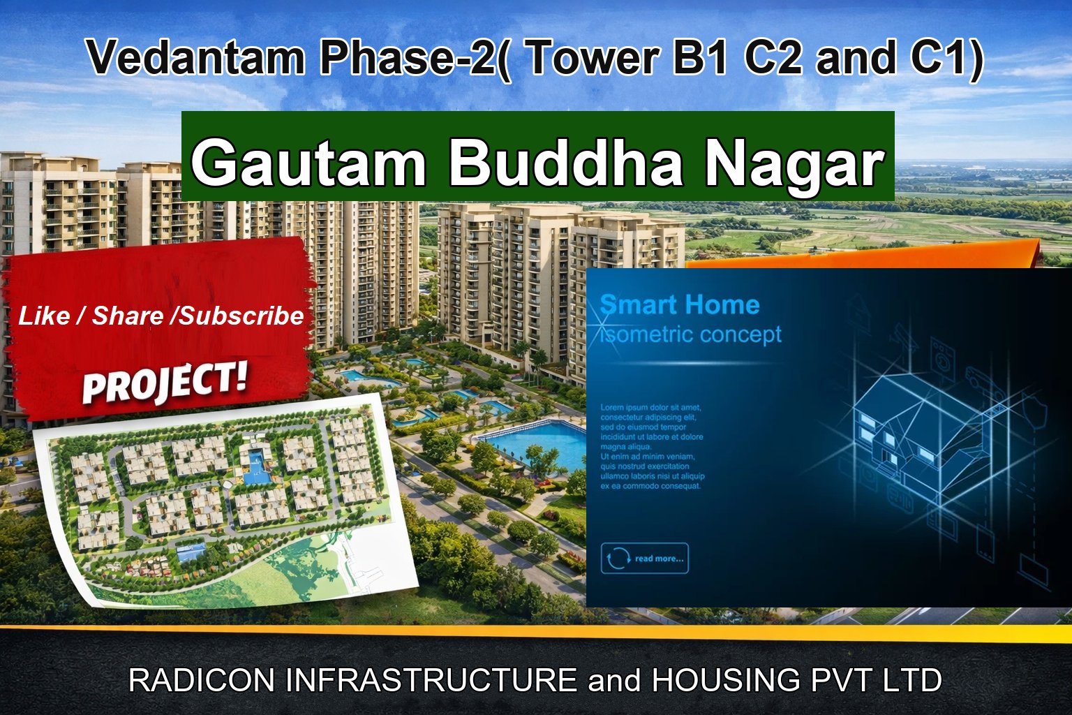 Vedantam Phase-2( Tower B1 C2 and C1)