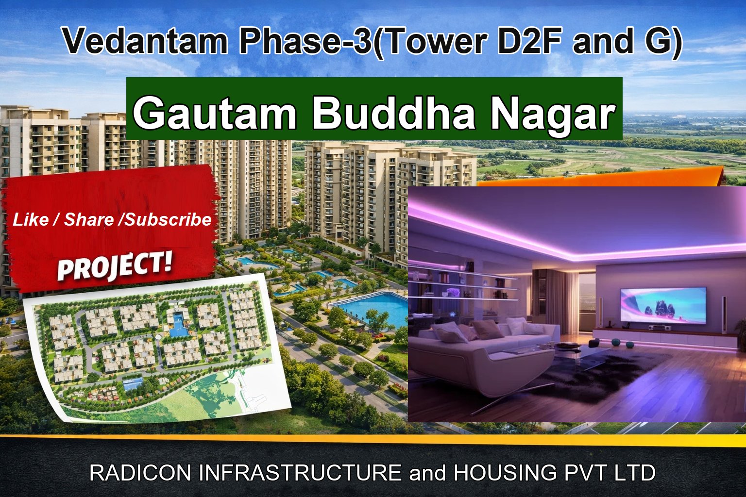 Vedantam Phase-3(Tower D2F and G)